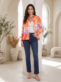 Elodie citrus bloom boho shirt