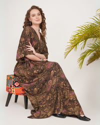 Earthspell kimono maxi dress