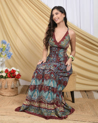 Aurora twilight muse tiered maxi dress