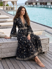 Moonshadow boho maxi dress