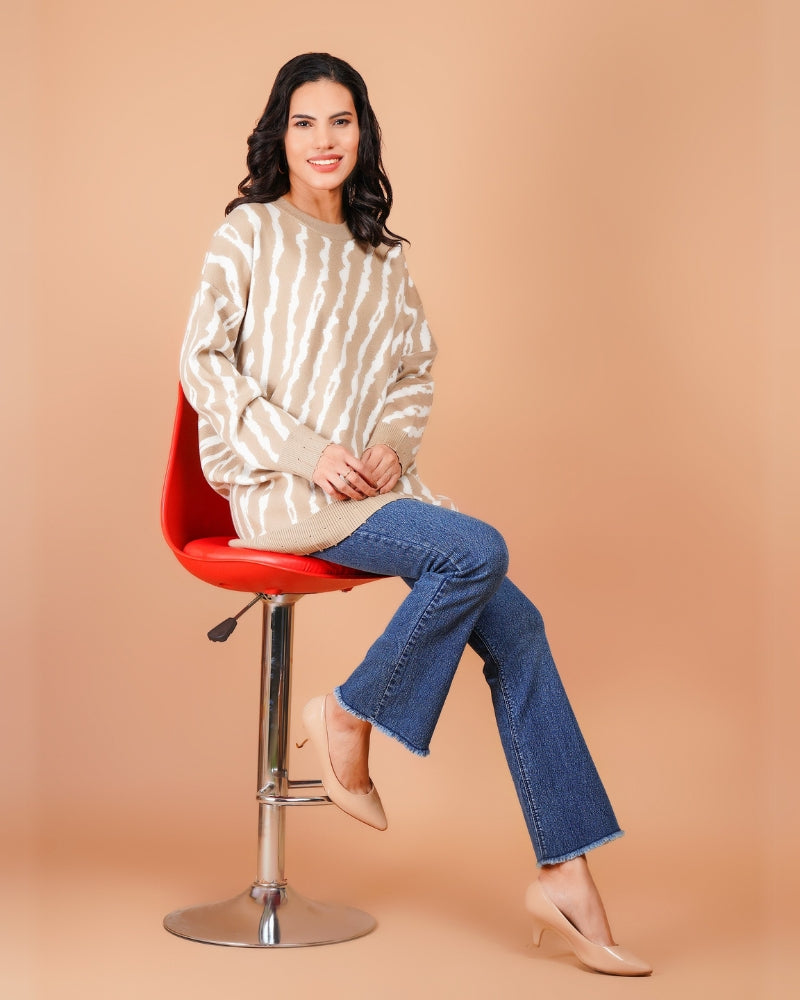 Creamsicle comfort oversize pullover