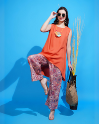 Sunset serenade asymmetrical co-ord set