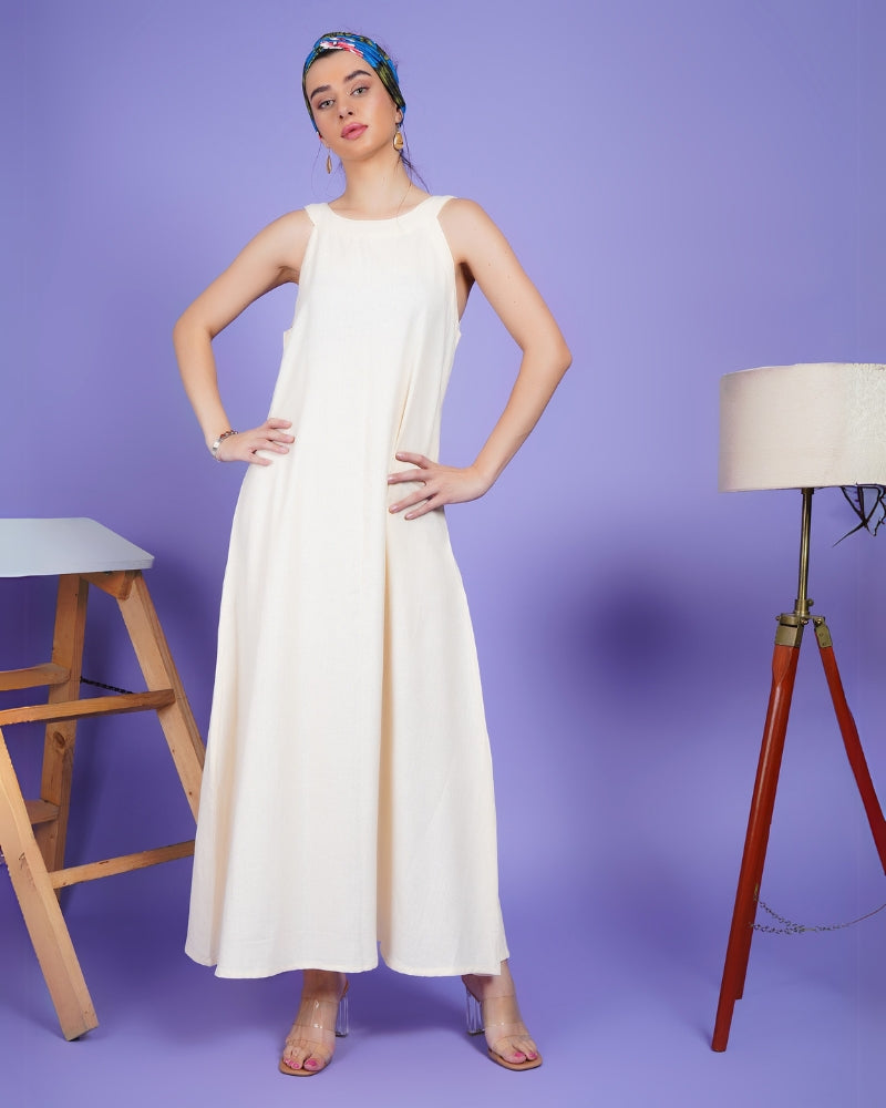 Pure radiance khadi maxi dress