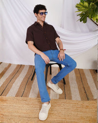 Dax cocoa breeze cotton shirt