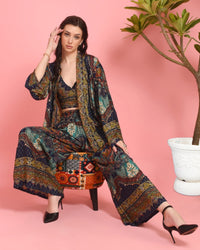 Yamika mosaic firefly 3 piece co-ord set