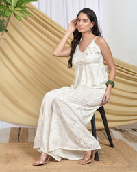 Liora golden meadow palazzo co-ord set