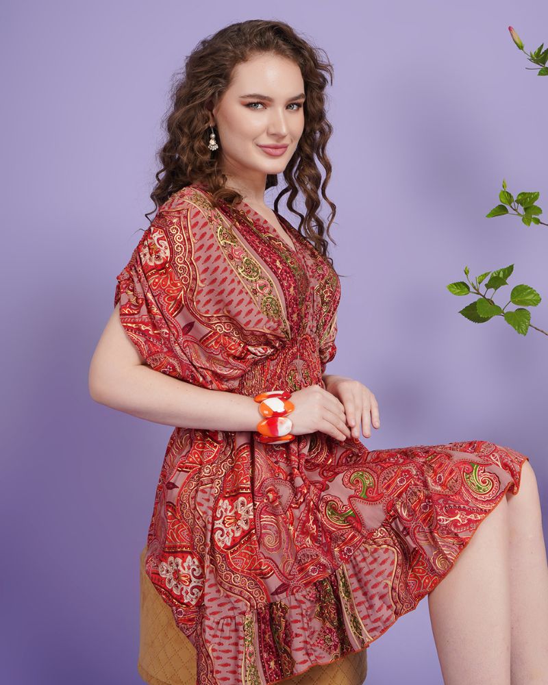 Rosy rhapsody short dress