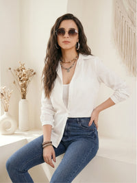 Calista ivory breeze cotton shirt
