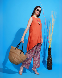 Sunset serenade asymmetrical co-ord set