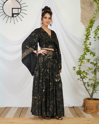 Isolde twilight boho co-ord set with skirt