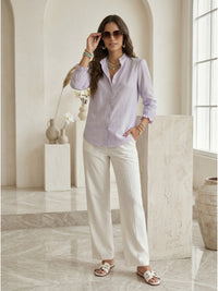 Aurelia lavender cloud shirt