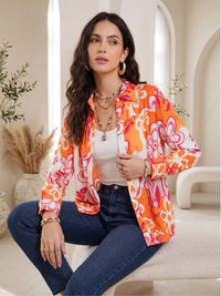 Elodie citrus bloom boho shirt