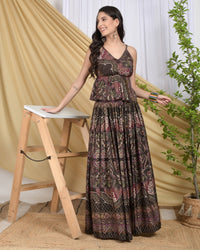 Luna mulberry bloom co-ord set