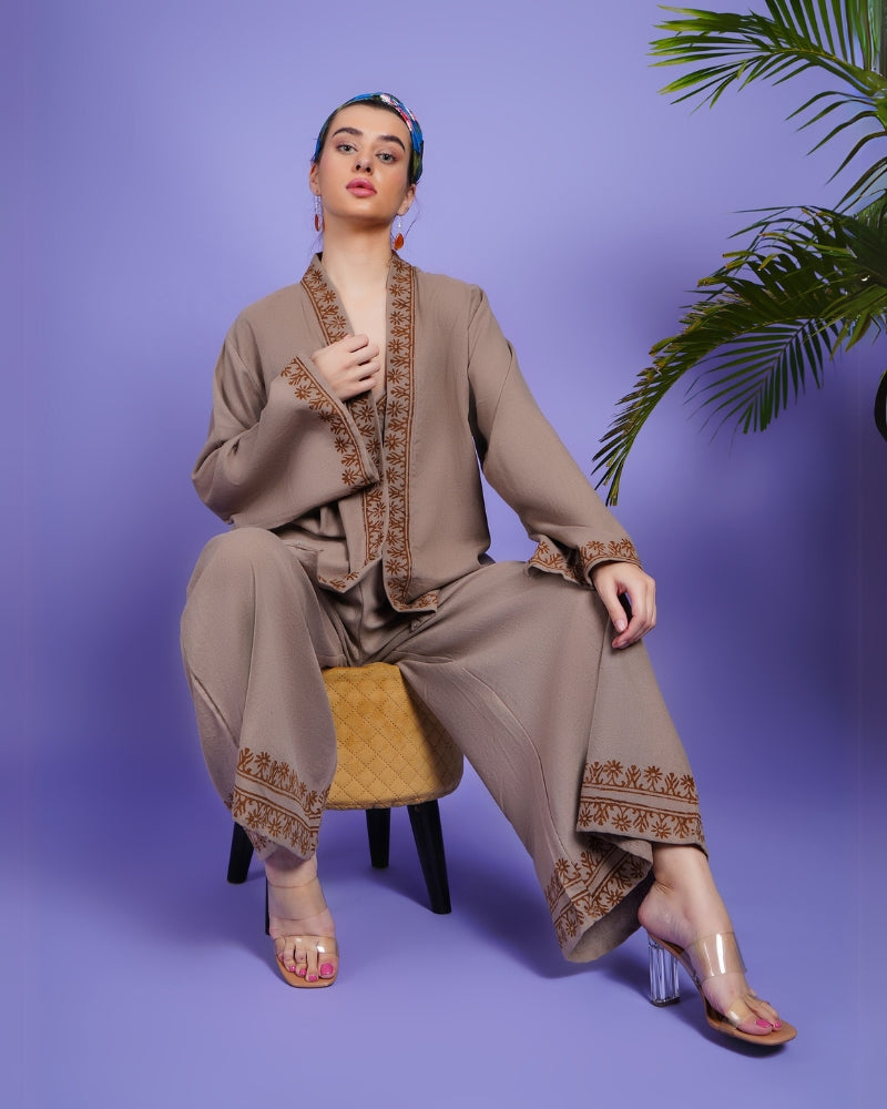 Nomadic nirvana 3 piece khadi co-ord set