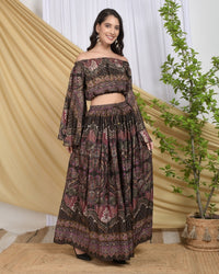 Mirella twilight gold rush co-ord set