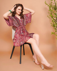 Mireya kimono mini dress