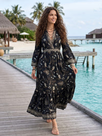 Moonshadow boho maxi dress