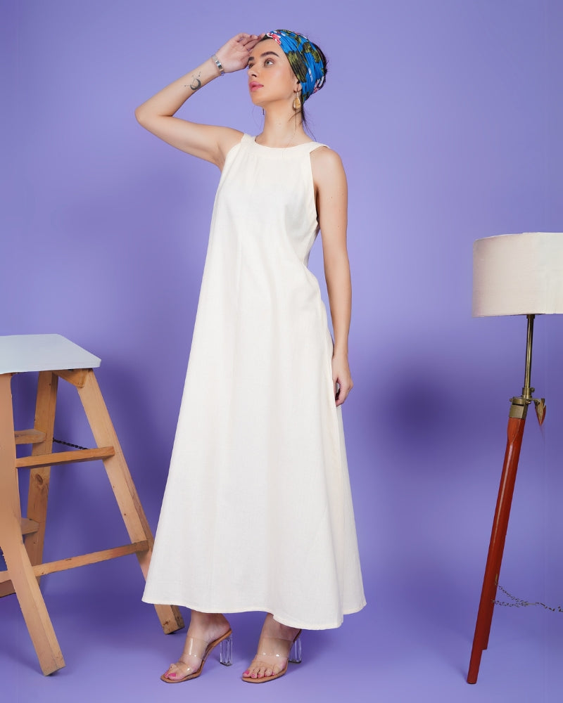 Pure radiance khadi maxi dress