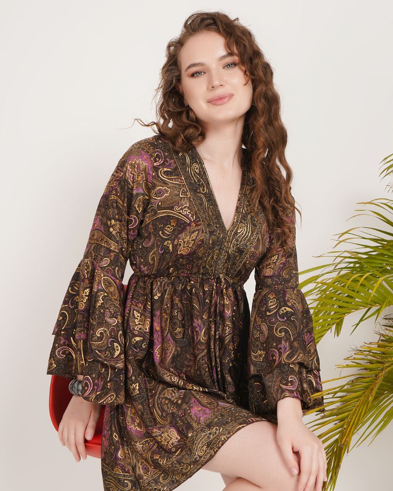 Twilight cocoa breeze short dress