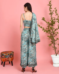 Naida ocean bloom 3 piece co-ord set