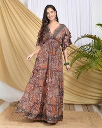 Maribelle rustic charm tiered maxi dress