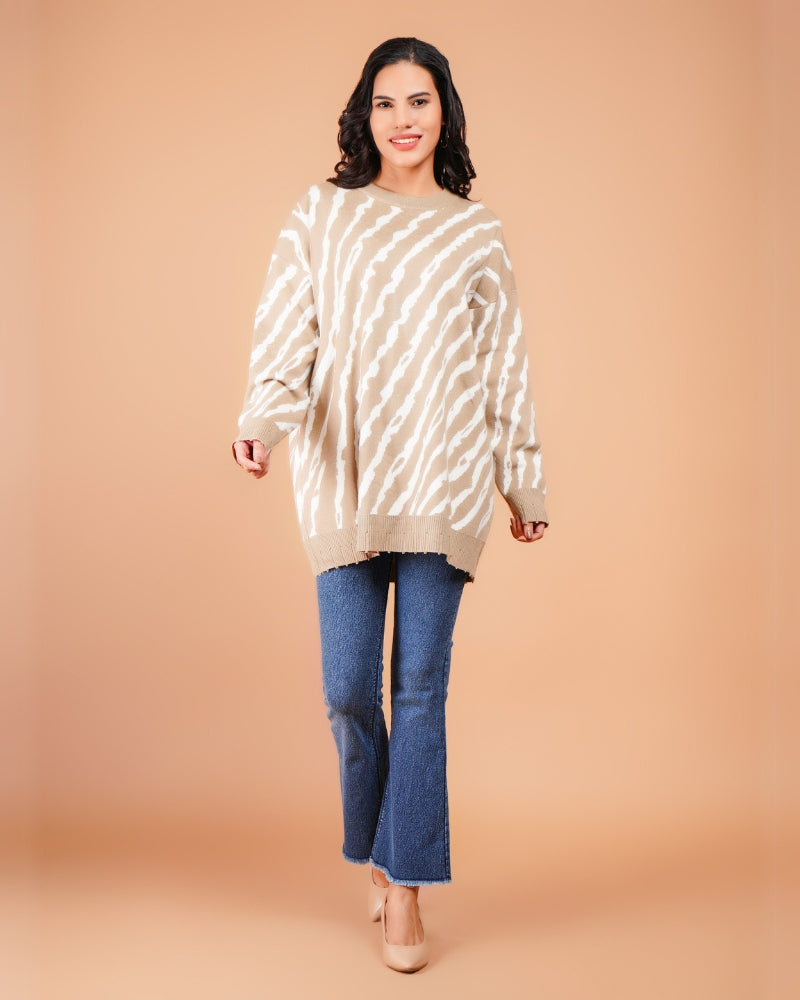 Creamsicle comfort oversize pullover