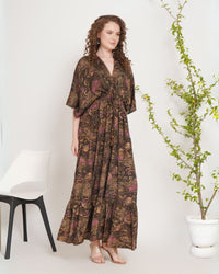 Earthspell kimono maxi dress