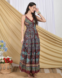 Aurora twilight muse tiered maxi dress