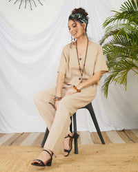 Isolde sun-kissed cotton co-ord set