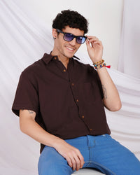 Dax cocoa breeze cotton shirt