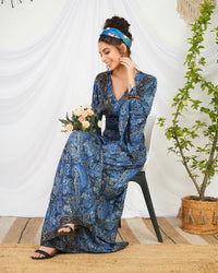 Sapphire glow palazzo co-ord set