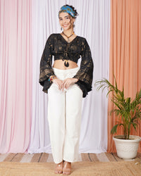 Aurelia onyx gather top