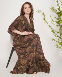 Earthspell kimono maxi dress