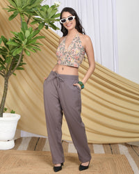 Juniper drift organic cotton trouser