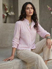 Cirelle pink whisper cotton shirt