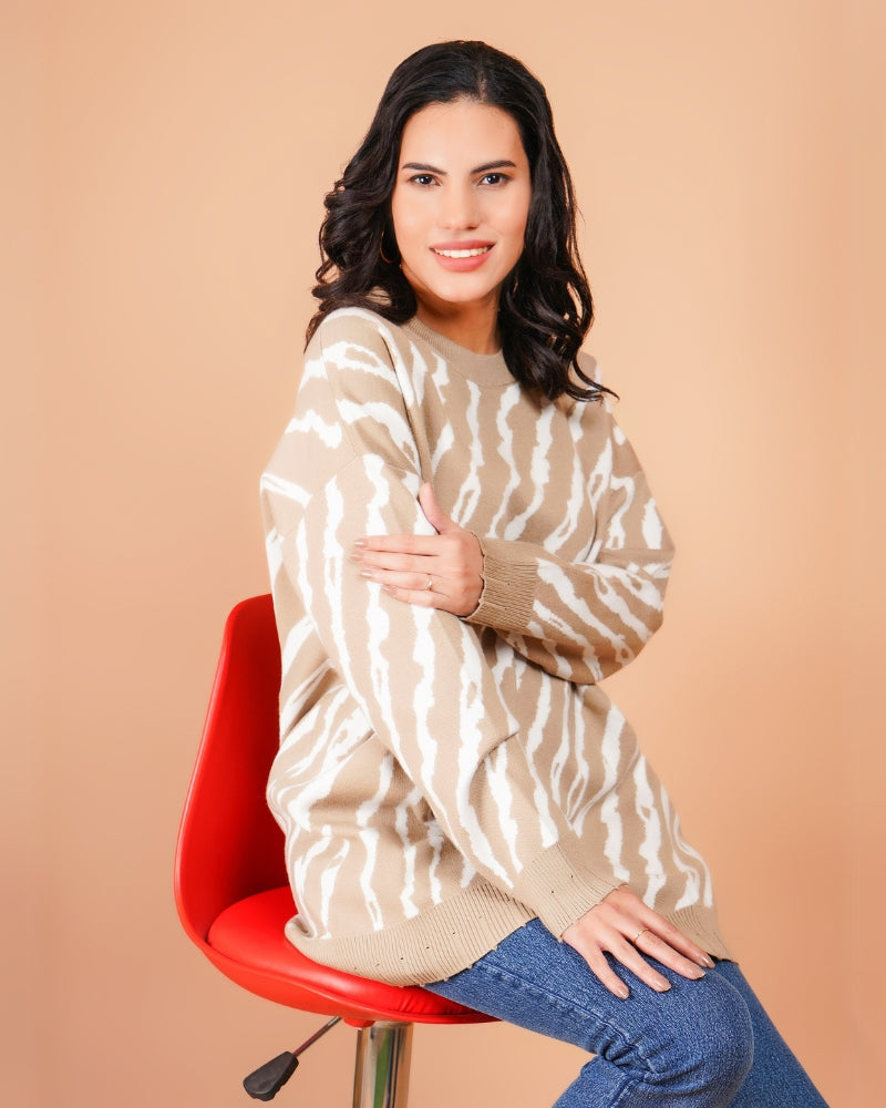 Creamsicle comfort oversize pullover