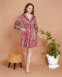 Sweet hue groove short dress