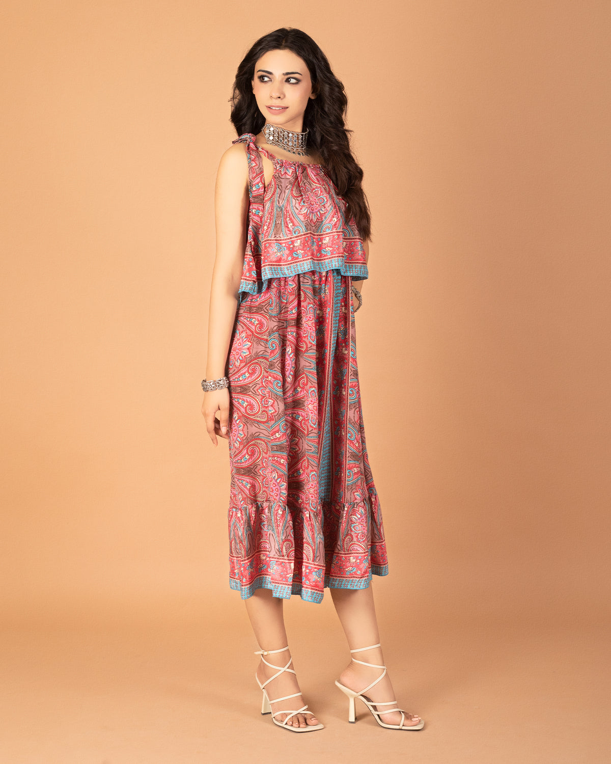 Boho belle ruffle dress