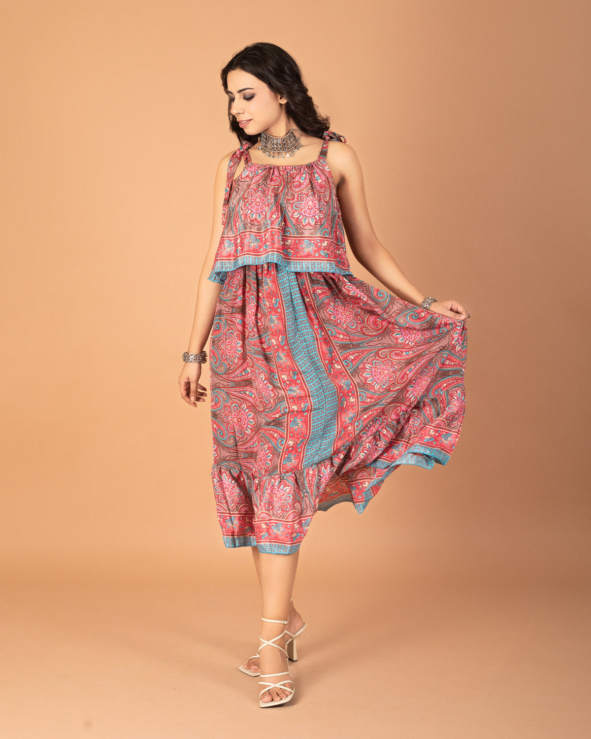 Boho belle ruffle dress