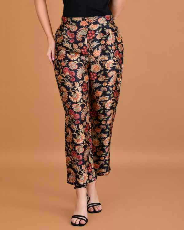Blossom and glimmer silk pant