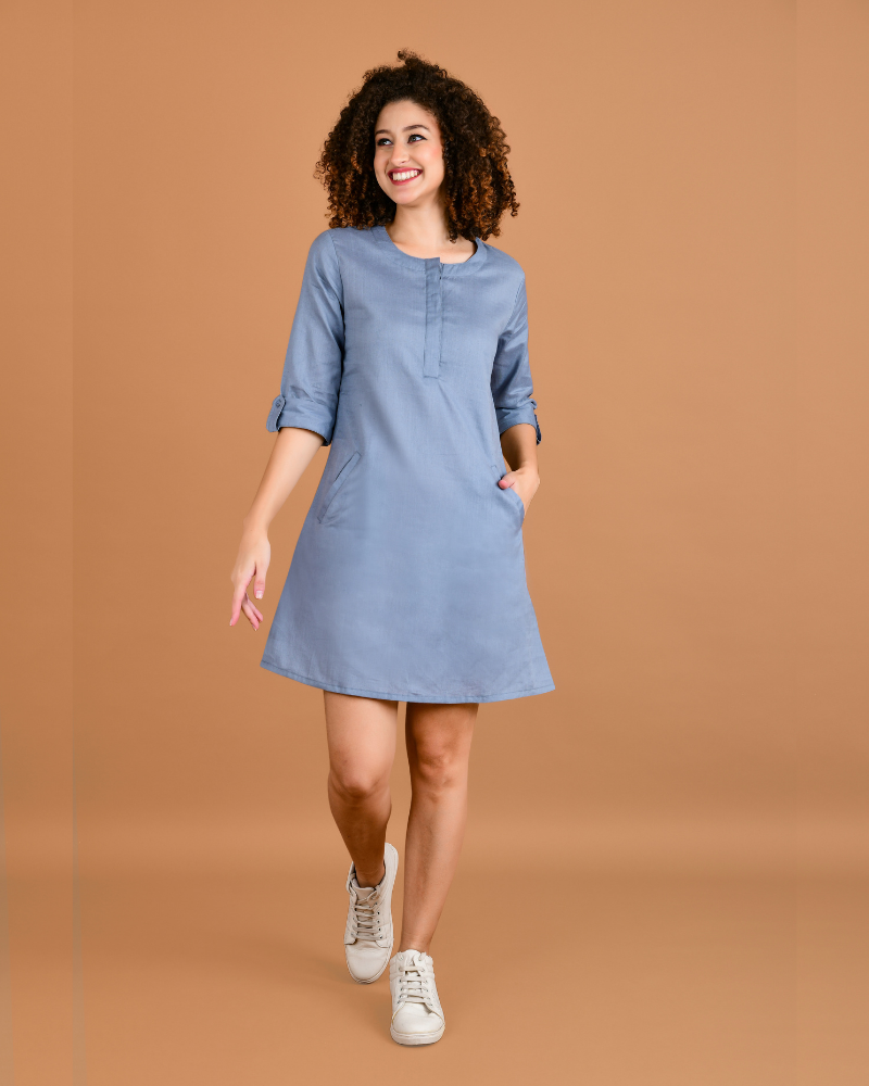 Dove breeze cotton short dress