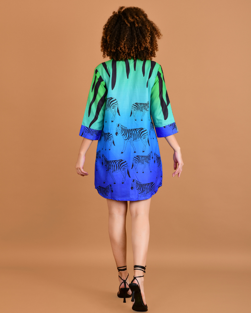 Enchanted wilderness shirt dress