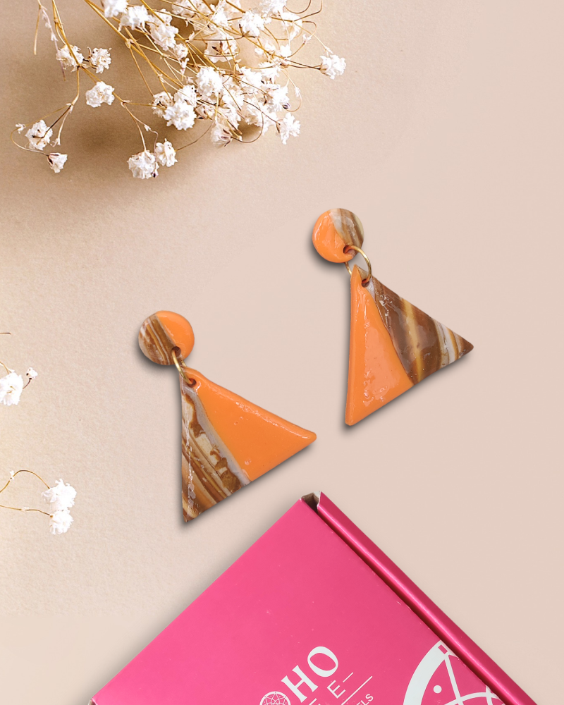 Sunkissed slice earrings