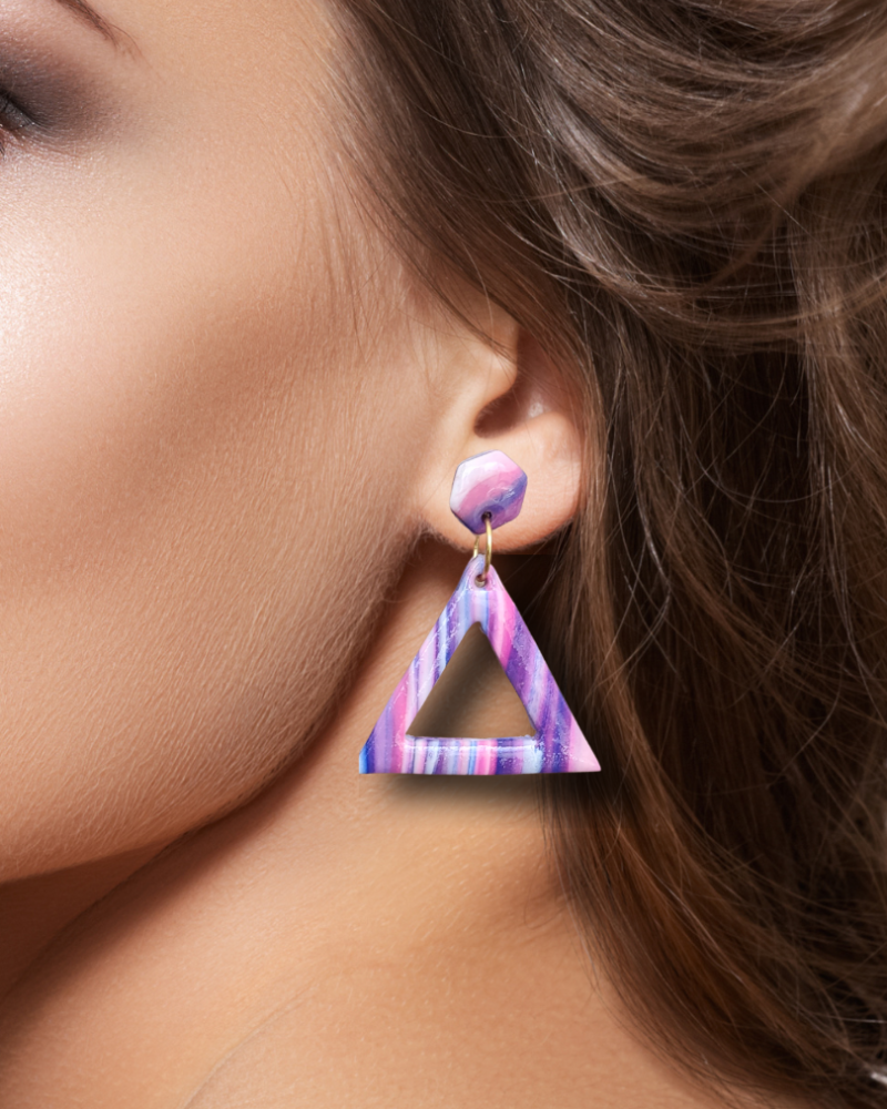 Kaleidoscope kiss earrings