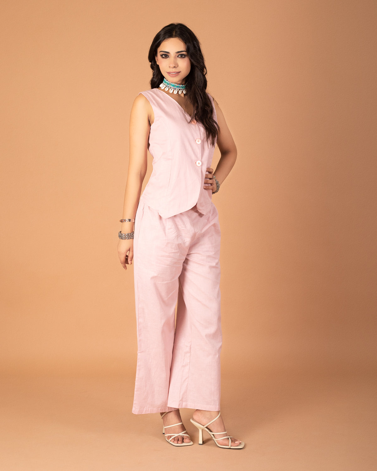 Groovy cotton candy waistcoat and pant set