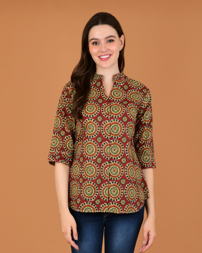 Kolam canvas shirt