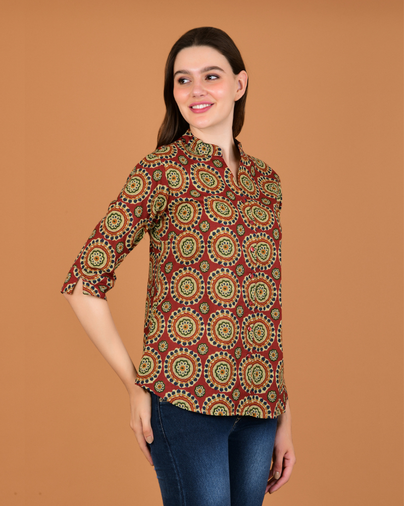 Kolam canvas shirt