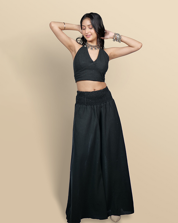 Midnight Chic khadi co-ord set