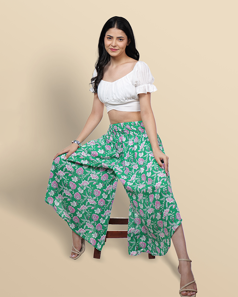 Verdant blooms crop & flair set