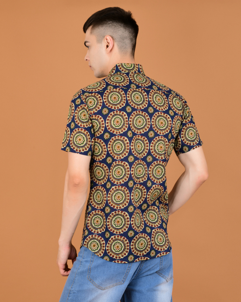 Urban kaleidoscope cotton shirt